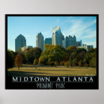 Midtown Atlanta - Piedmont Park Print