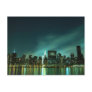 Midtown Manhattan skyline at Night Lights, NYC Post Card