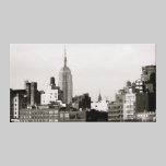 Midtown Manhattan Skyline from West Village canvas prints