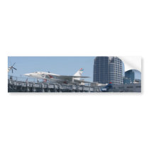 Midway Aircraft Carrier Docked In San Diego Bumper Stickers