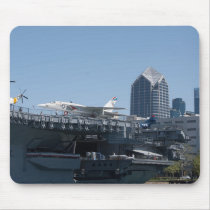 Midway Aircraft Carrier Docked In San Diego Mouse Pad