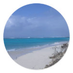 Midway Atoll Beach Round Sticker