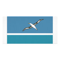 Midway Islands Local Flag Custom Photo Card