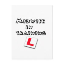 midwife training postcard