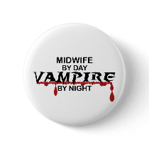 Midwife Vampire by Night buttons by poorrichards Midwife Vampire by Night buttons