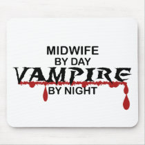 Midwife Vampire by Night Mouse Mat