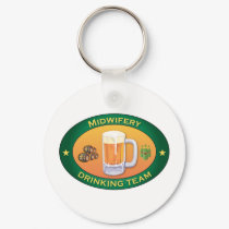 Midwifery Drinking Team keychains