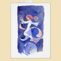 Midwinter Dancer Solstice Card cards