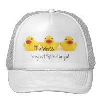 Midwives and Yellow Rubber Ducks Mesh Hats
