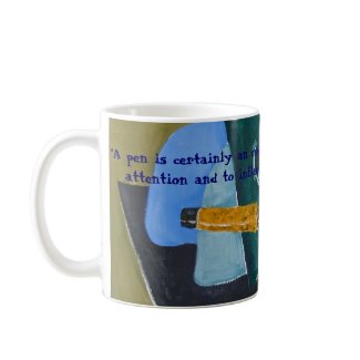 Mightier Than The Sword mug