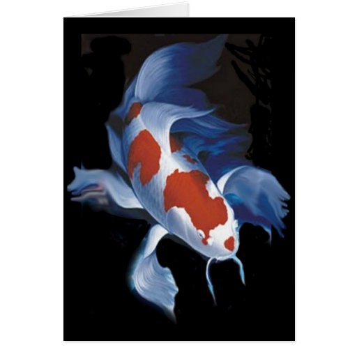 Mighty Butterfly Koi Card