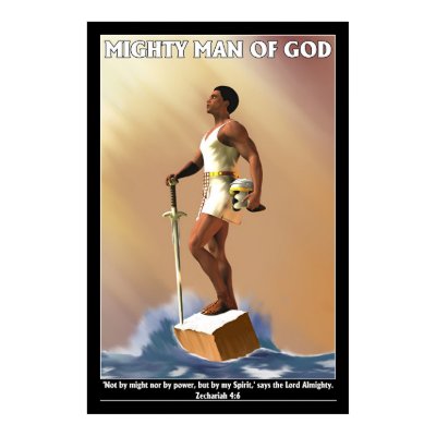 Mighty Man of God Poster by theo