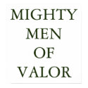 MIGHTY MEN OF VALOR posters by selrachco MIGHTY MEN OF VALOR posters