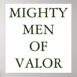 MIGHTY MEN OF VALOR PRINT