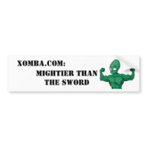 Mighty Than The Sword bumper stickers