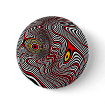 Migraine Aura Optical Illusion Pinback Buttons
