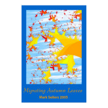 Migrating Autumn Leaves by Mark Sellers posters by MarkoMarko Migrating Autumn Leaves by Mark Sellers posters