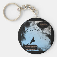 "Migration Birds In Turmoil"* Keychains
