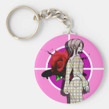 Mikaeri-Bijin1 Key Chain