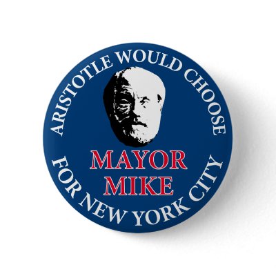 Mike Bloomberg for Mayor Pin by headlinegrafix