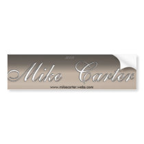 Mike Carter car sticker bumper stickers