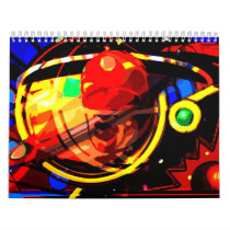 Mike Cressy Abstract Calendar calendars
