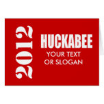 MIKE HUCKABEE 2012 cards