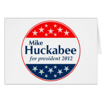 Mike Huckabee 2012 (v106) Greeting Cards