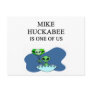 mike huckabee alien post card