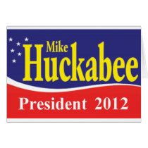 Mike Huckabee for President, 2012 Cards