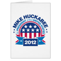 Mike Huckabee for President 2012 Card