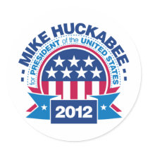 Mike Huckabee for President 2012 stickers by visualnewbie Mike Huckabee for President 2012 stickers