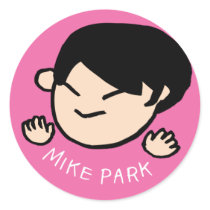 Mike Park Sticker (Pink)
