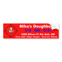 Mike's Doughboys Bumper Sticker bumper stickers by kinyen Mike's Doughboys Bumper Sticker bumper stickers