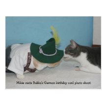 Mikie at the German BD Photo Shoot Post Card