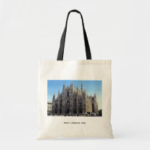 Milan Cathedral, Italy Canvas Bags