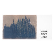 Milan Cathedral Personalized Photo Card