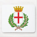 Milan Coat of Arms Mousepad by FlagTshirts Milan Coat of Arms Mousepad