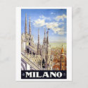 Milano Italy Vintage Travel Postcards