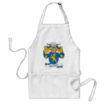 Milans Family Crest aprons by coatsofarms Milans Family Crest aprons