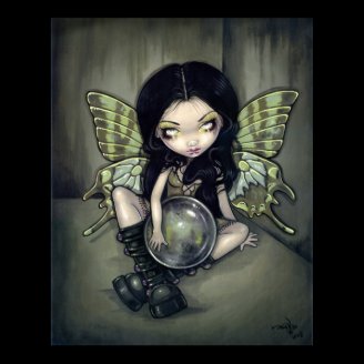 Mildew gothic fairy Art Print