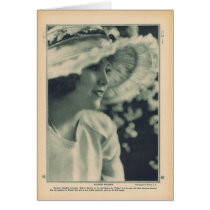 Mildred Reardon 1919 vintage portrait card