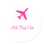 Mile High Club - Customized stickers