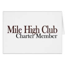 Mile High Club Member cards