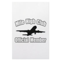 Mile High Club...Official Member Stationery Design
