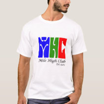 Mile High Club t-shirt by Crommunist Mile High Club t-shirt