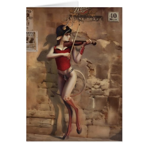Mileena the Beautiful Headhuntress Greeting Card