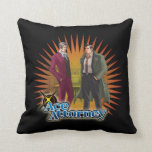 Miles and Gumshoe Throw Pillow