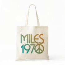 Miles Davis 1970 Peace Canvas Bags