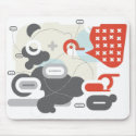 Miles Davis Abstract Mousepad by billoneil Miles Davis Abstract Mousepad